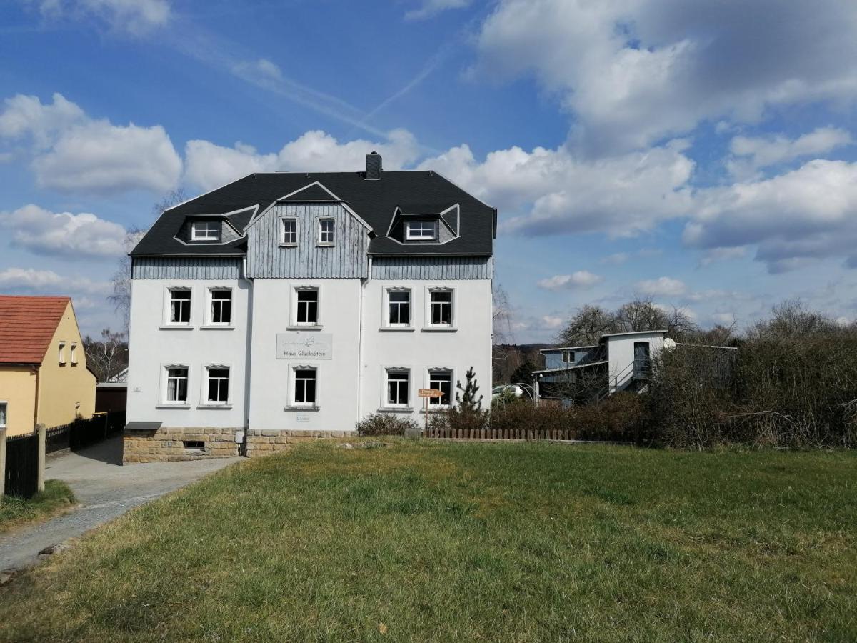 Urlaubsfreude Biedermann Haus Glücksstein Ferienwohnung Aquamarin Bad Schandau Exterior foto